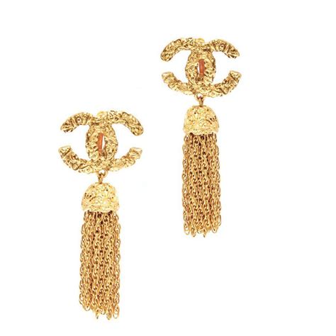 chanel interlocking c earrings price|chanel crochet earrings.